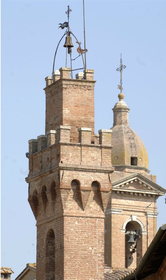 Buonconvento, torre e campanile  | Archivio Comunale Buonconvento
