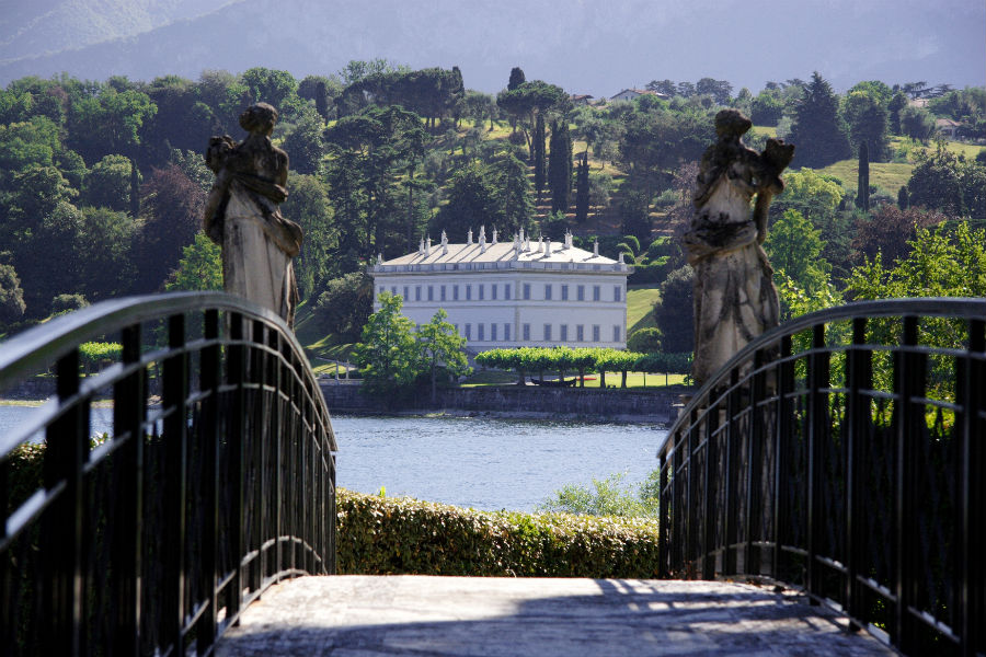 Bellagio, Villa Melzi vista dal giardino di Villa Trotti  | MT - Afb 1999