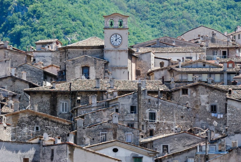 View of the village with the Clock Tower  | 