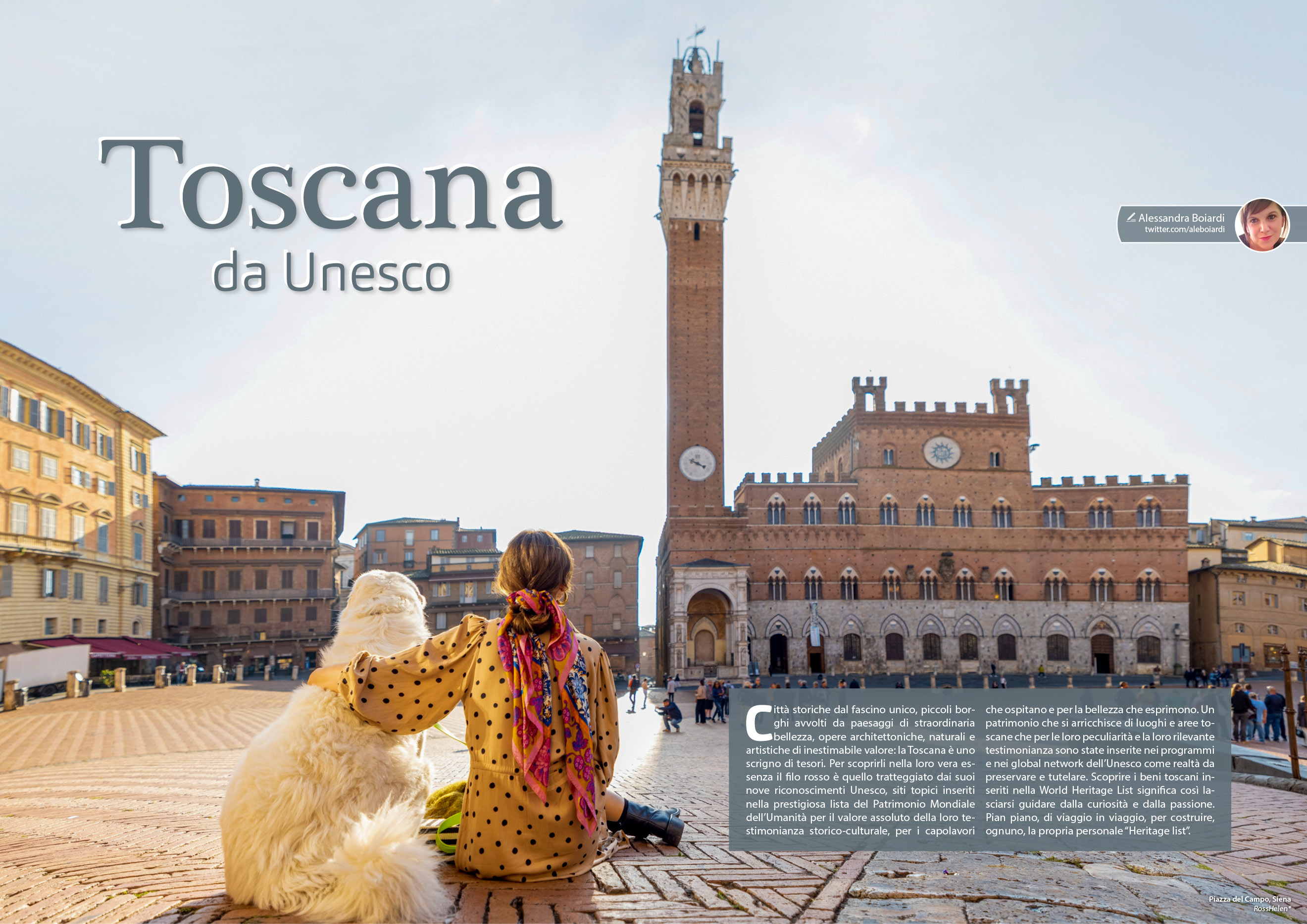 e-borghi travel 37: Speciale borghi pet friendly - Toscana da Unesco