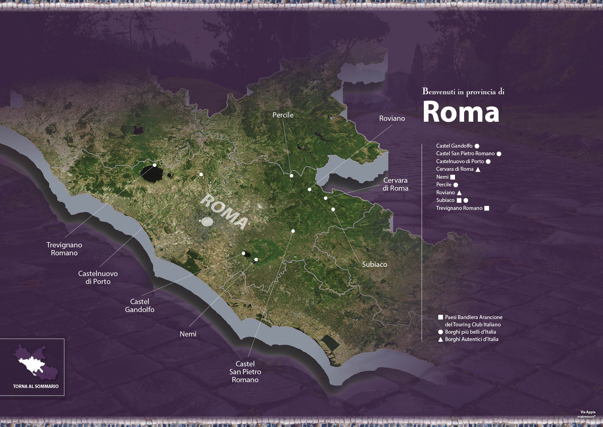 e-borghi travel 30: Guida ai borghi del Lazio - Borghi in provincia di Roma
