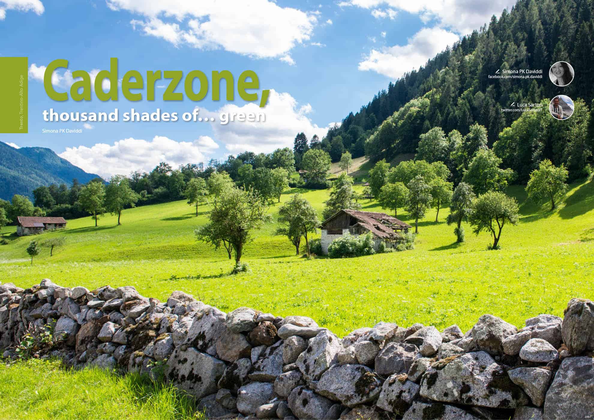 e-borghi travel 2: Well-being and villages - Caderzone, Thousand shades of… green