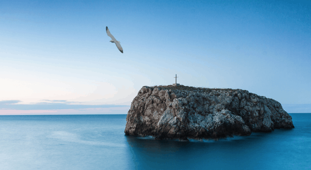 The legend of the rock of the hermit of Polignano a Mare