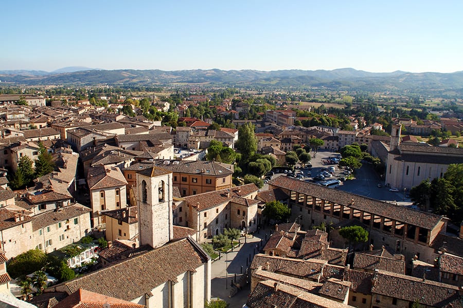 Gubbio, the ancient village and the license of madmen