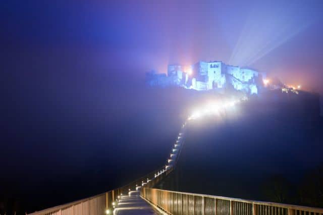Civita by night with fog  | Matteo Gentili - e-borghi Community