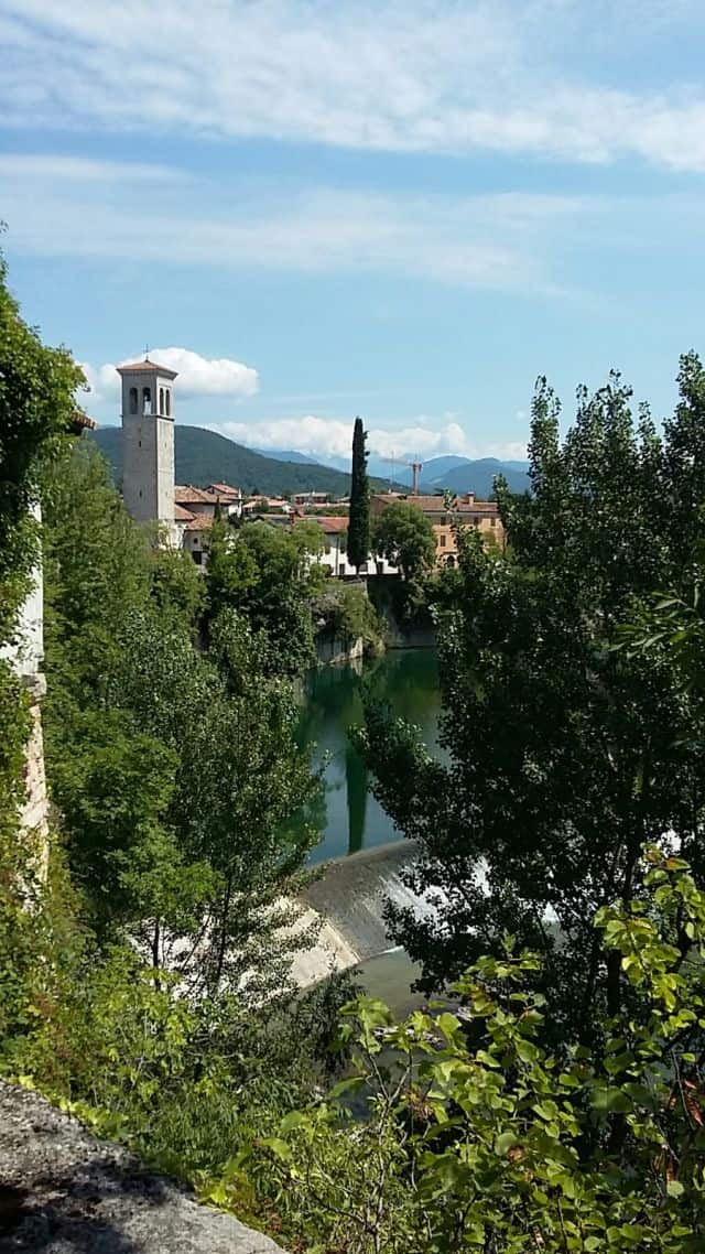 Vista sul fiume Natisone, Cividale del Friuli, Udine. Dal tempietto longobardo del Monastero di Santa Maria in Valle.  | Nabil Morcos - e-borghi Community