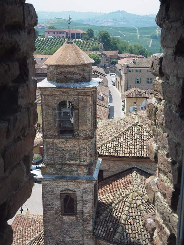 Barbaresco town center seen from the tower.  | Walter Iannello - e-borghi Community